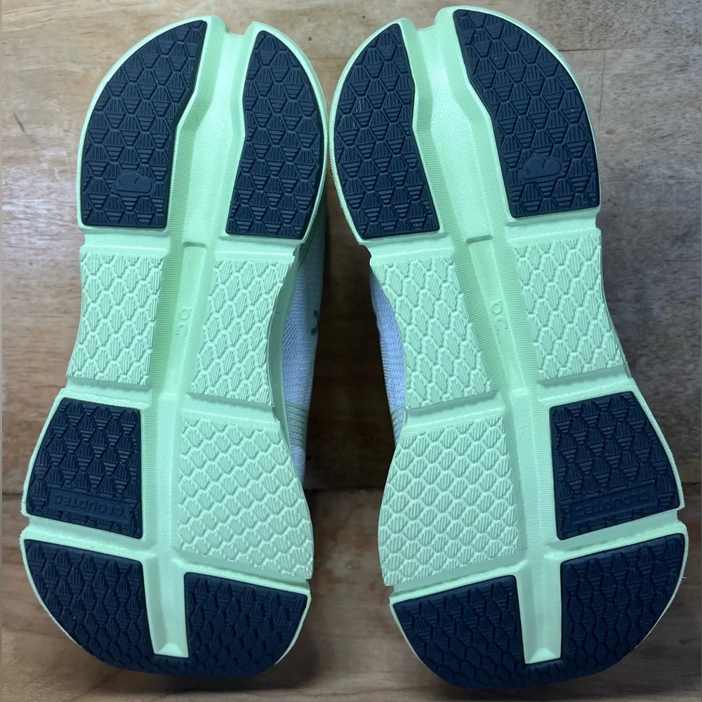 On Cloudgo REFLECTIVE Womens Size 8.5 Running Shoes Sneakers White Meadow - Picture 8 of 12